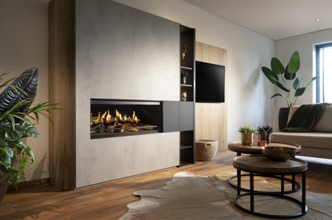 Kalfire E-One 100f — version cheminée encastrable, vue 1