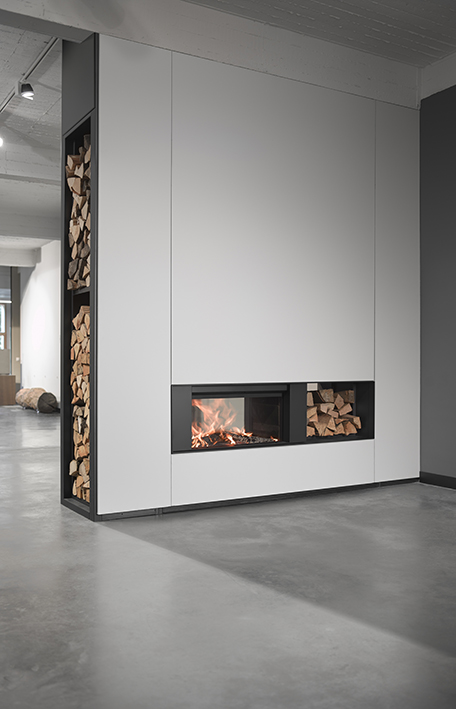 Cadre D4 Stûv 22 DF 110 — niche, mur blanc